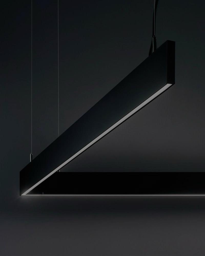 نورپردازی مدرن با آویزهای خطی